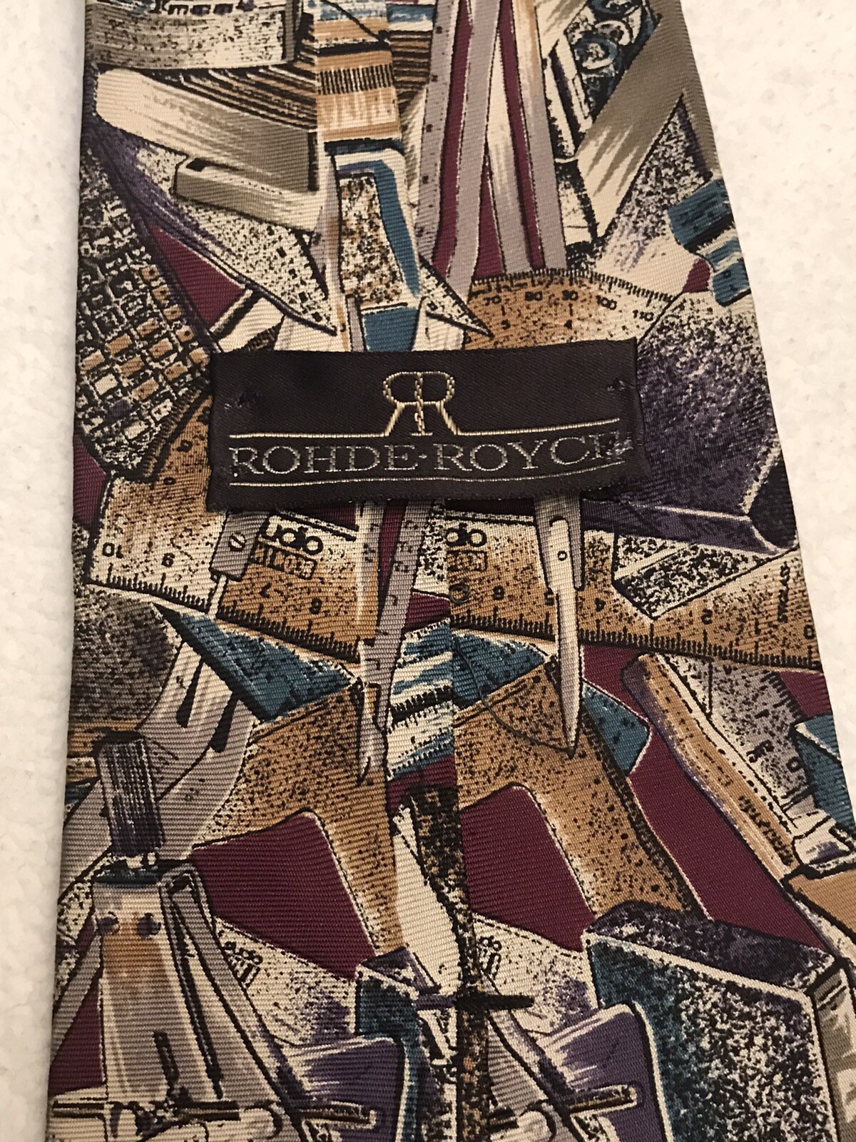 Rohde Royce Neck Tie Computer Drafting Mechanical… - image 3