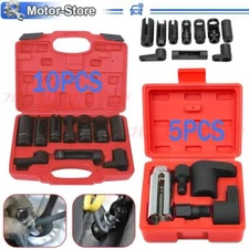 5/10Pcs O2 Oxygen Sensor Socket Wrench 3/8" 1/2" 22mm Auto Repair Installer Tool