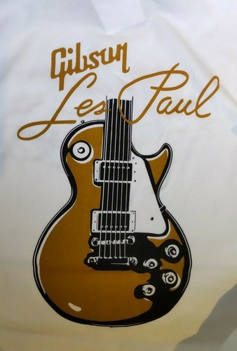 UNIQLO Gibson Les Paul Guitar Music T 
