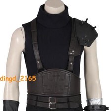 Final Fantasy Cloud Strife Armor Belt Harness Costume Accessory Cosplay Prop