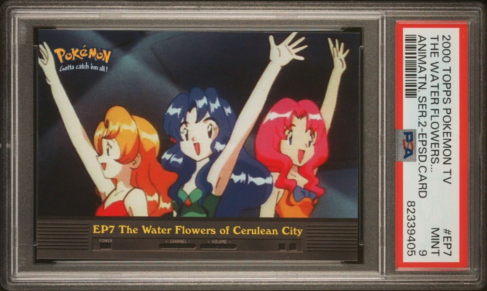 Topps Pokemon Series 2 - The Water Flowers of Cerulean City #EP7 - PSA 9