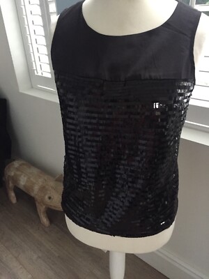 Clements Ribeiro Sequin Top L 12 14