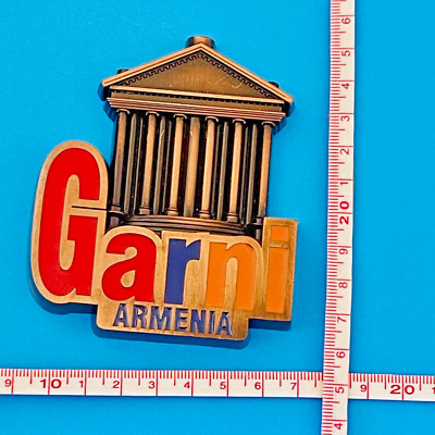 ARMENIA  /   GARNI / METAL FRIDGE  MAGNET / SOUVENIR