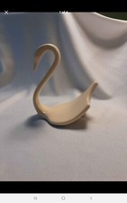 Swan Ceramic towel holder cream or biege