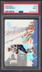 2003 Tom Brady Upper Deck SPx Football Card #102 SPXcitement Graded PSA 9 (MT)
