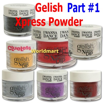 Gelish Xpress Dip Powder 43g/1.5oz Nail Powder Dipping Color /Choose Any Color