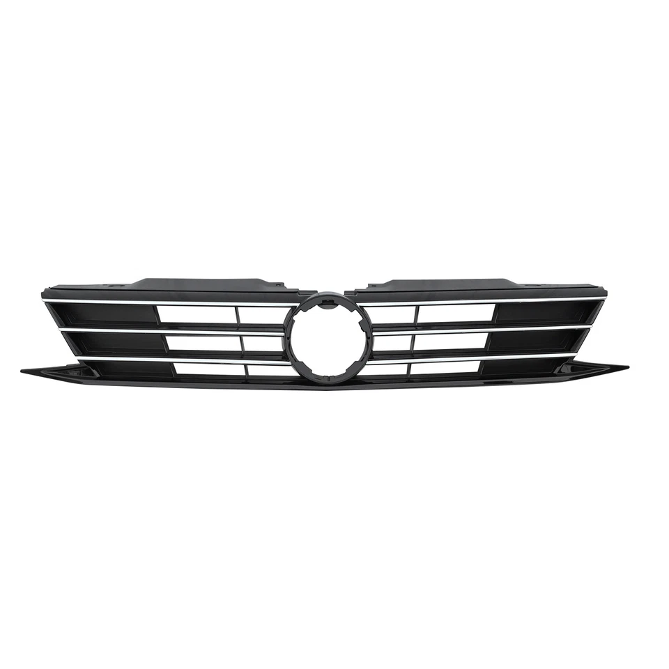 Parachoques delantero parrilla cromada para VW Volkswagen Jetta 2015 2016 2017 2018 Foto 3 de 4