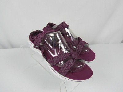 skechers purple sandals