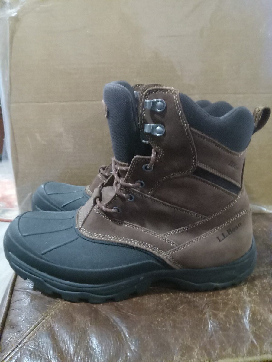 MEN\'S ‎ L.L. BEAN 2.5 TEK WINTER WATERPROOF DUCK TOE BOOTS SZ. 10 M *LIKE NEW* MEN main image 2
