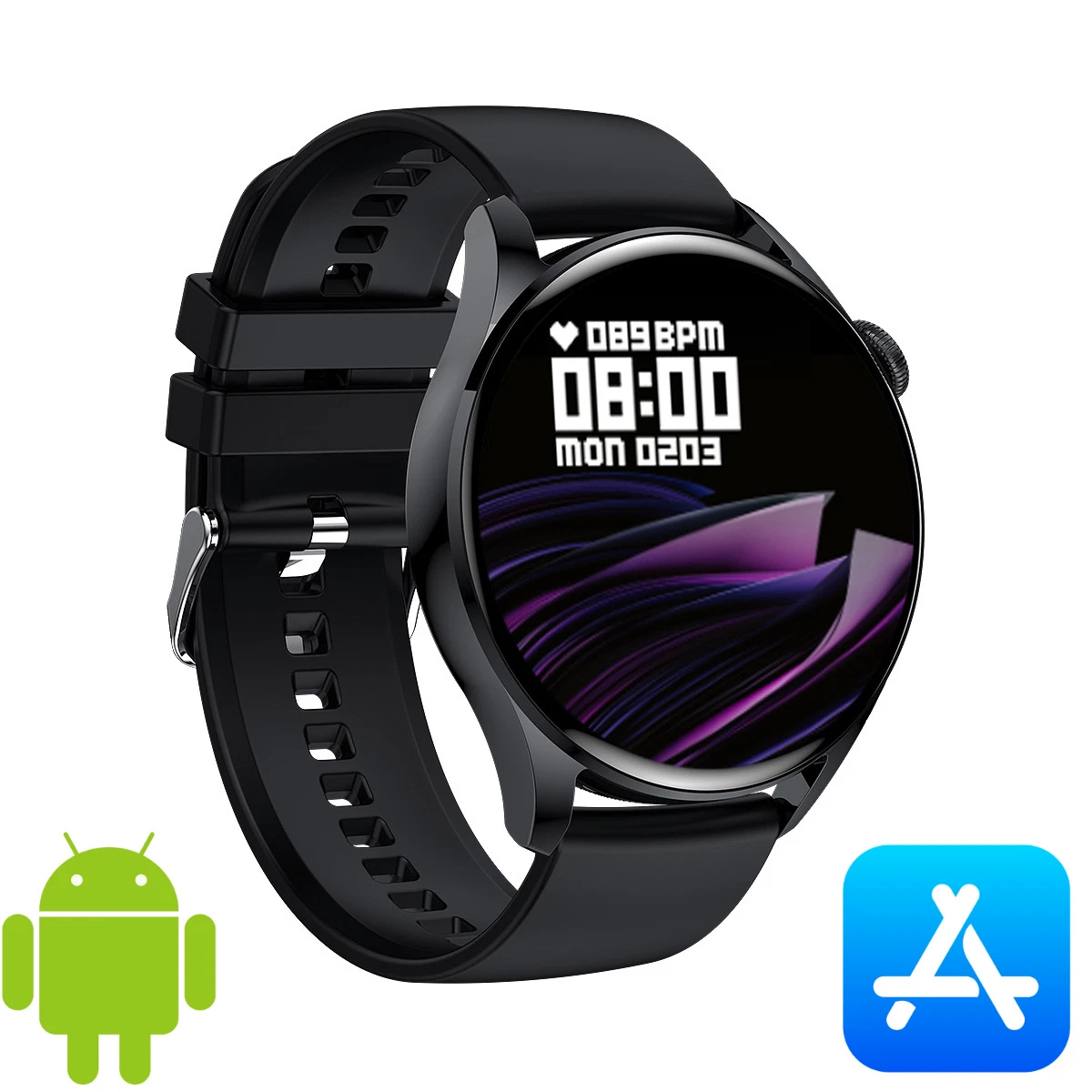 Smartwatch Bluetooth Orologio Smart Watch Android Chiamate Salute Fitn