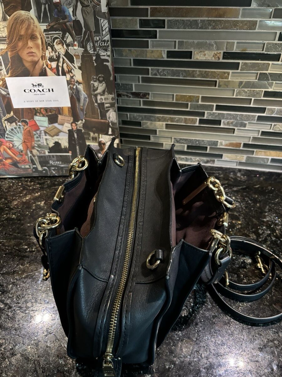 Coach Dreamer Black Leather Satchel Leather 30947 | eBay Coach Dreamer Black Leather Satchel Leather 30947 | eBay