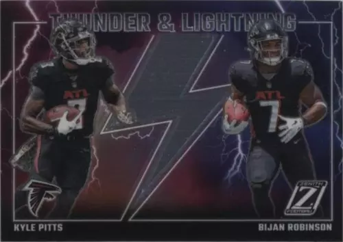 2023 Panini Zenith Bijan Robinson Kyle Pitts #1