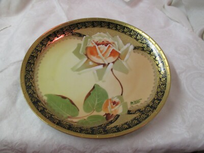Vintage Austria Imperial Empire PSL Hand Painted Plate signed De Vries
