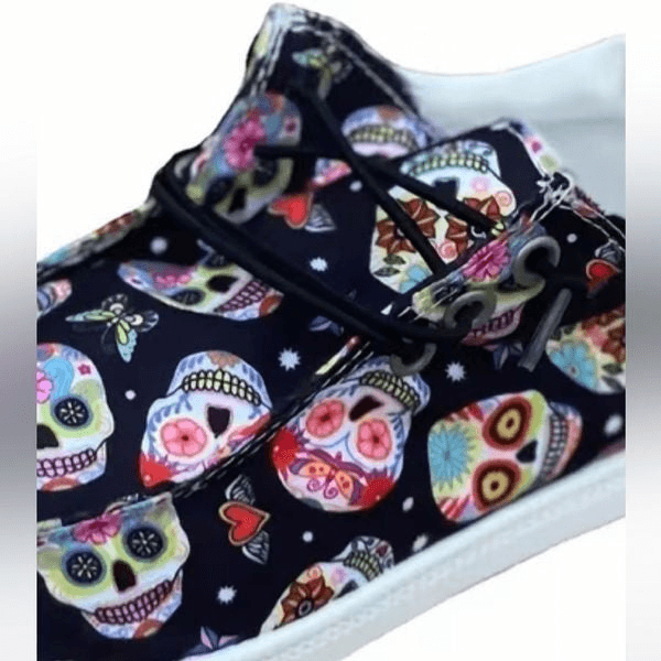 SAOLA Sneakers Skull Telas con suola in gomma lacci taglia 7 5