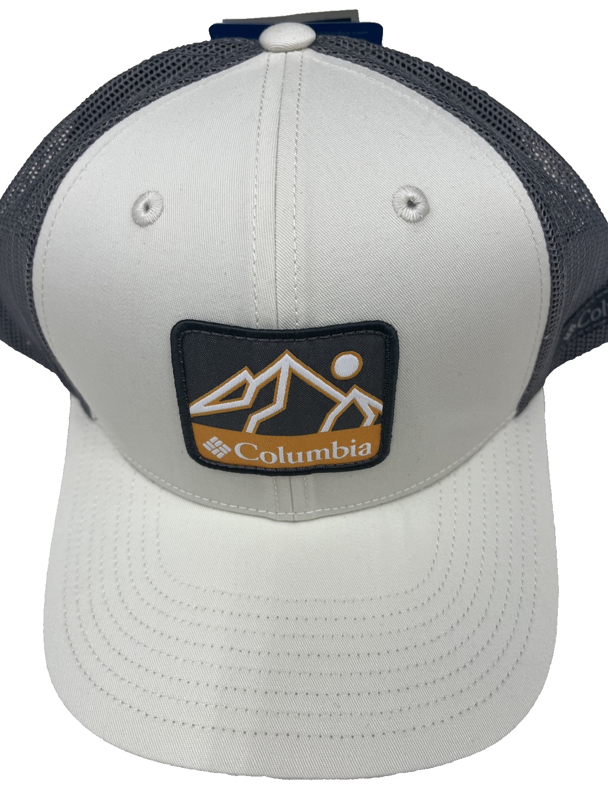 Color: Cream/gray W Orange Mountain Patch Nwt