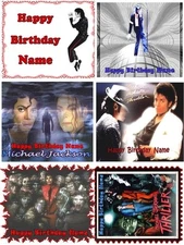 EDIBLE CAKE IMAGE MICHAEL JACKSON TOPPER ICING SUGAR FROSTING SHEET PARTY DECOR