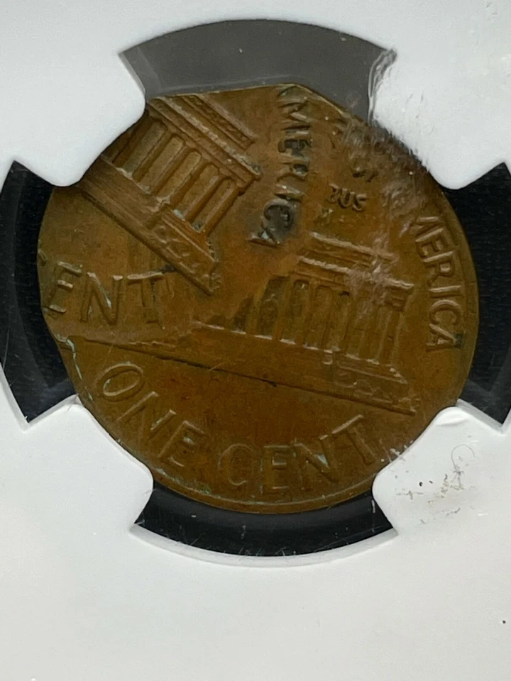 1969 D NGC AU58 Double Struck Double Date Lincoln Cent Error Amazing Eye Appeal - Image 4 of 4