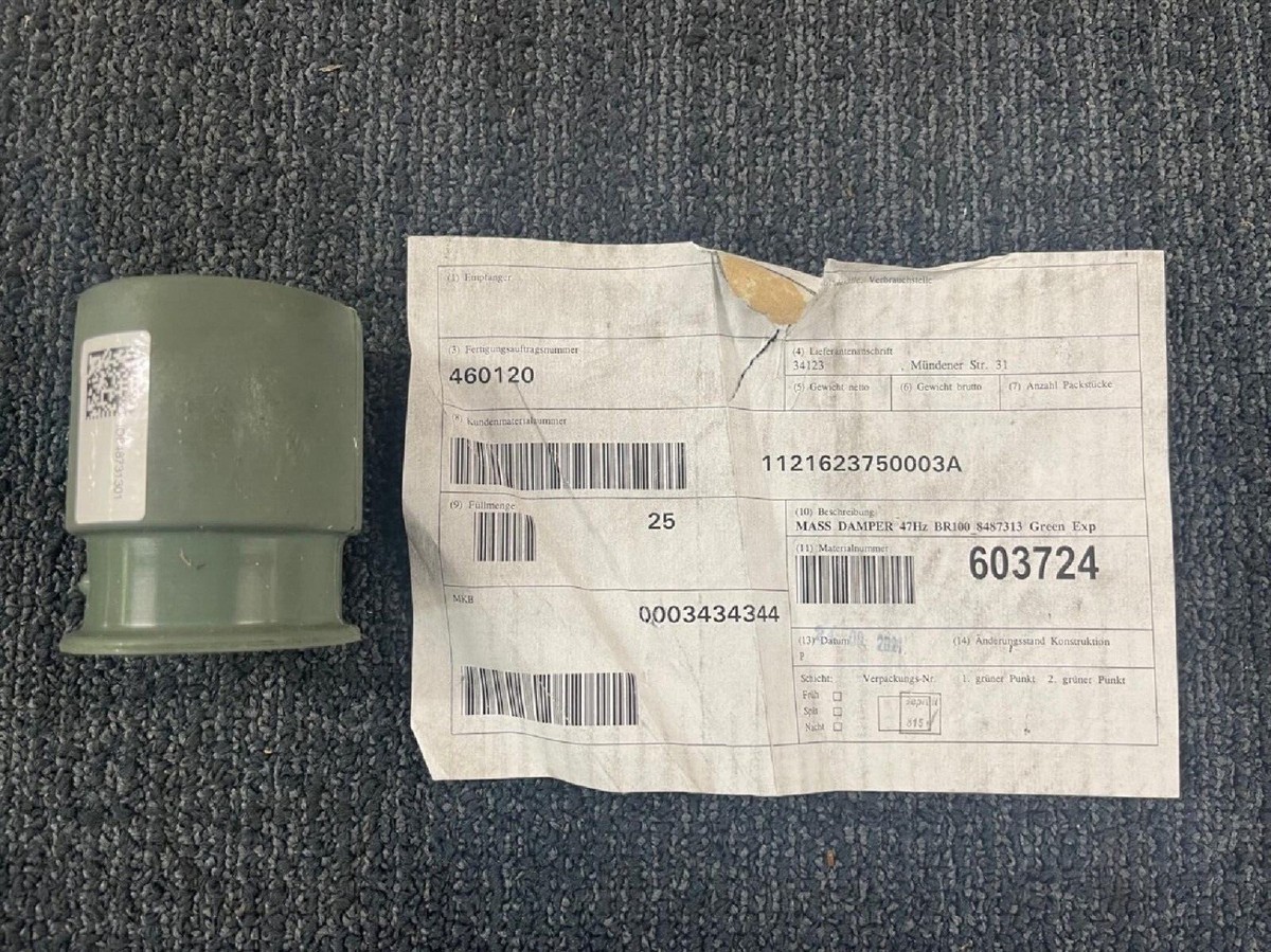 BMW Vibration Absorber 47Hz Part # 18308487313-01 New Car Parts | eBay