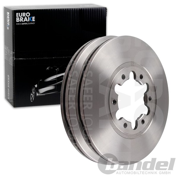 2X Eurobrake Bremsscheiben 274Mm BelÜFtet Vorne Passend FÜR Ford Ranger Mazda-image