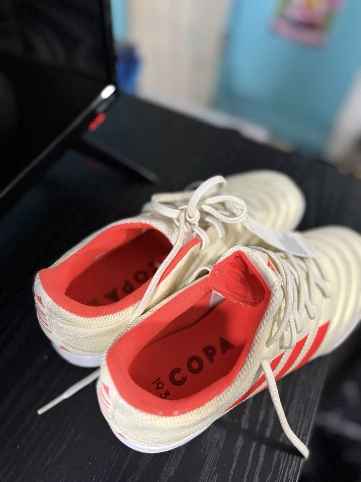 New COPA 19.3 TURF FOOTBALL BOOT (White / Solar Red / Cloud White) Size 6 - Image 4 of 4