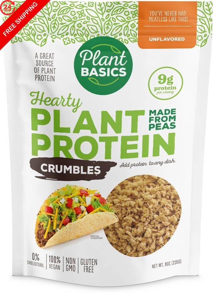 Plant Basics - Hearty Protein - Unflavored 8 Ounce (Pack of 1)