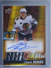 2023-24 Series 2 NHL Firsts Variation Achievement 20/25 Connor Bedard Auto 0tl