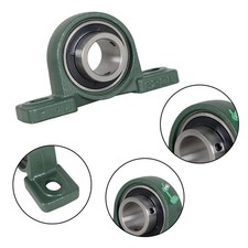 2 pcs UCP208-24 Solid Pillow Block Bearing 1-1/2 Bore Self Aligning 2 Bolt Iron