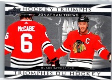 2023-24 Upper Deck Tim Hortons Hockey Triumphs Jonathan Toews #HT-7