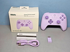 8BitDo Ultimate 2C Wireless Controller 2.4G Dongle/Bluetooth/USB Purple 81HD New