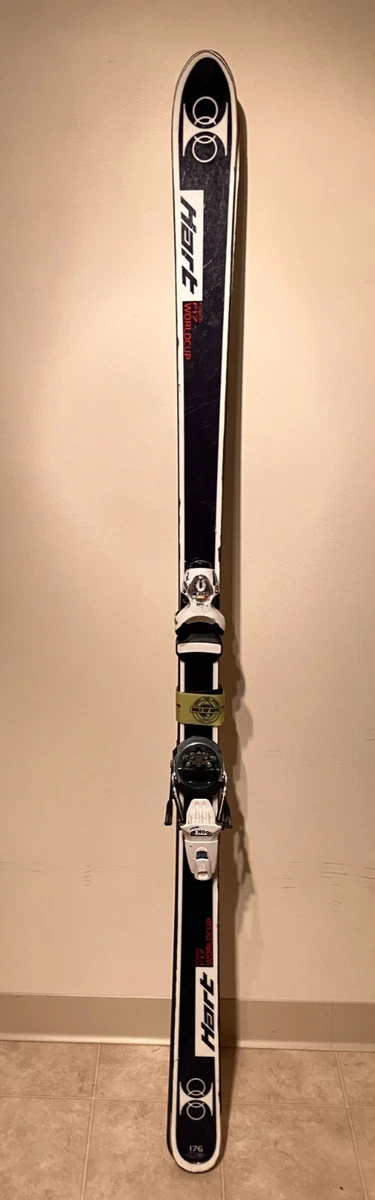 Hart F17 World Cup mogul skis, 176cm, with look pivot 18 white