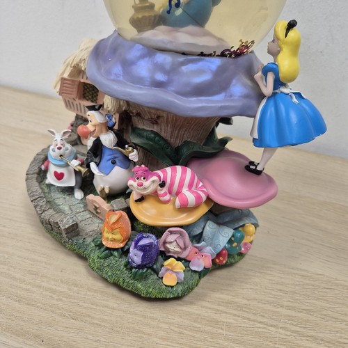 Vintage Disney Store Exclusive Alice In Wonderland Snow Globe Who Are You 1995 - Picture 7 of 10