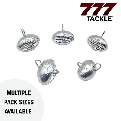 #ad #ad Football Swing Wobble Head No Hook Unpainted Sinker Weight 5 10 or 25 Pack New $11.21