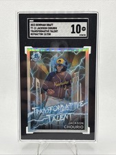 2023 Bowman Draft - Transformative Talent Jackson Chourio #TT-13 Refractor /250