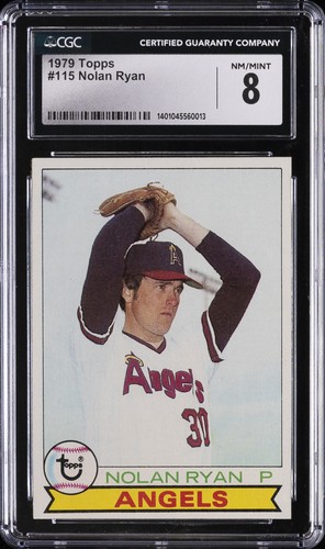 1979 TOPPS #115 NOLAN RYAN CGC 8