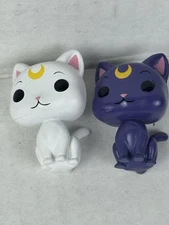 Lot Of 2 Funko Mystery Mini Figure Sailor Moon Artemis & Mini Sailor Moon Luna