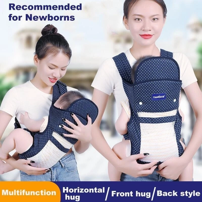 4-in-1 Baby Carrier from Newborn to Toddler Ergonomic Breathable Infant Backpack