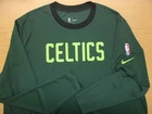 Nike NBA Boston Celtics Basketball City Edition Dri-Fit Long Sleeve 2XL ~NEW~