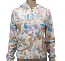 Juicy Couture Track Jacket Y2K Style Multicolor Floral Sz Small EUC