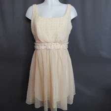 Womens Babydoll Dress 10 Swiss Dot Romantic Sheer Y2K Retro Fairycore Coquette