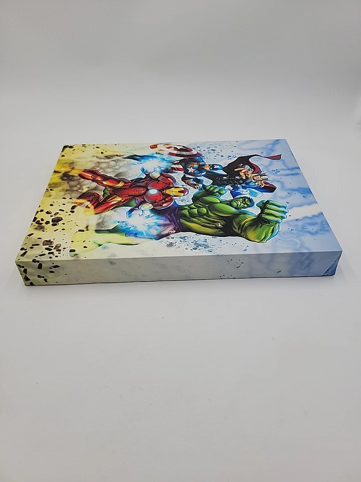 Marvel Avengers холст плакат настенное искусство (13,5 x 10) Железный человек, Халк, Тор, крышка Ame - Изображение 3 из 4