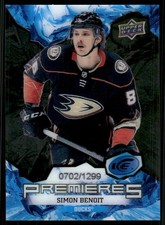 2021-22 Upper Deck Ice #174 Simon Benoit #/1299