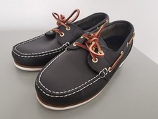 Timberland 72332 Amherst Navy Leather Boat Deck Shoes Size UK 5 / US 7