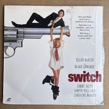 Switch Laserdisc LD Ellen Barkin Blake Edwards Jimmy Smits