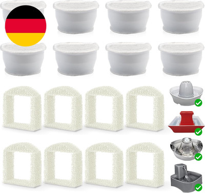 Katzenbrunnen Filter Für Petsafe Drinkwell, 8 Pcs Ersatzfilter Trinkbrunnen Katz