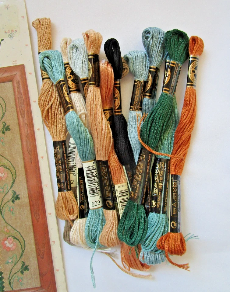 Canterbury Designs The Plantation Sampler Cross Stitch Pattern & 13 DMC Floss - Image 3 of 4