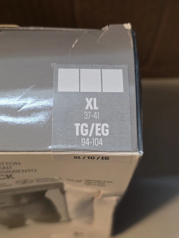 Boxer Under Armour UA Performance Algodão - Sólido 6 em 3 Pacote Branco Extra Grande GG - Imagem 4 de 4