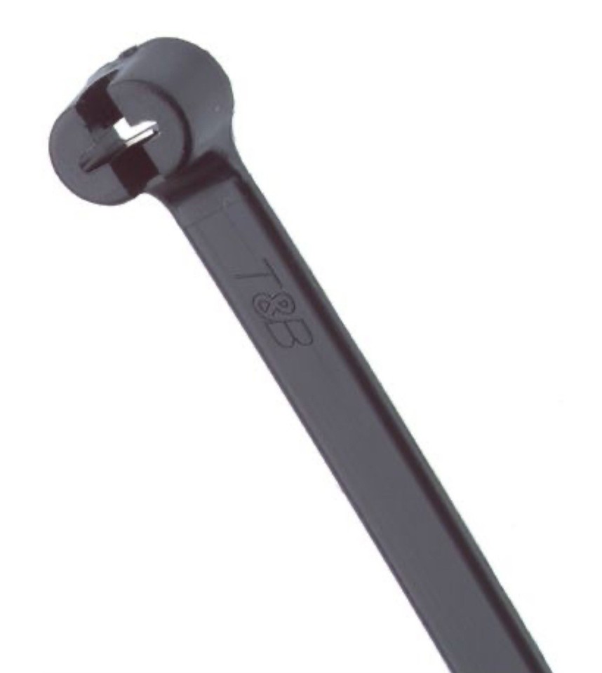Thomas And Betts TR TY528MX Kabelbinder – 100 Stück, 36 Cm Länge, UV-beständig, 22,7 Kg Zugfestigkeit