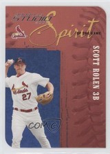 2005 Donruss Studio Spirit of the Game Die-Cut /125 Scott Rolen #SOG-20 HOF 04br