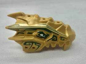 Lego(70503)Ninjago: Gold Dragon Head With Green Highlights, Part 93071