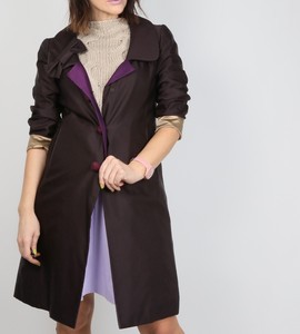 prada purple coat